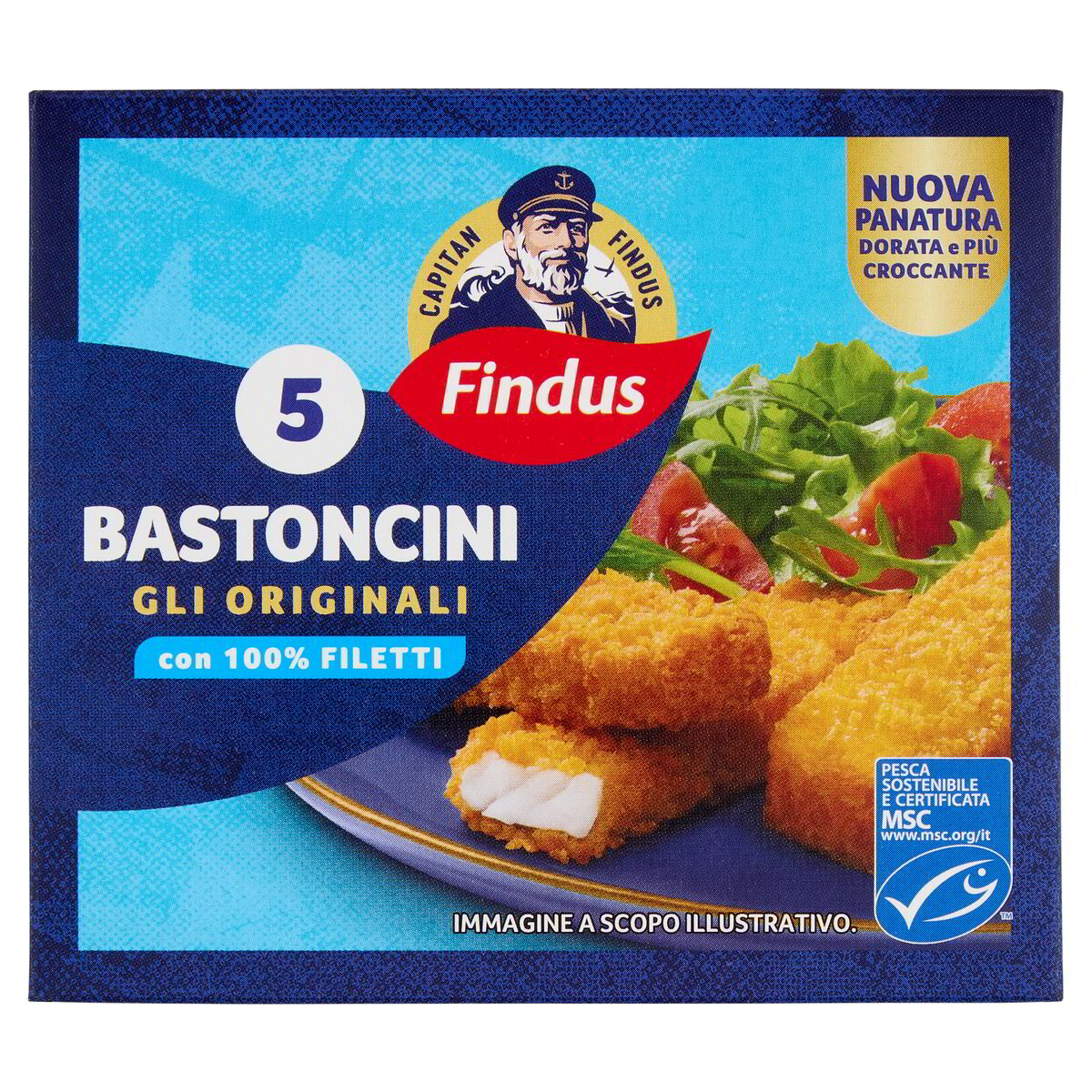 Findus Cod Capitan Findus 5 Bastoncini con 100% Filetti di Merluzzo 125 g spesa ...