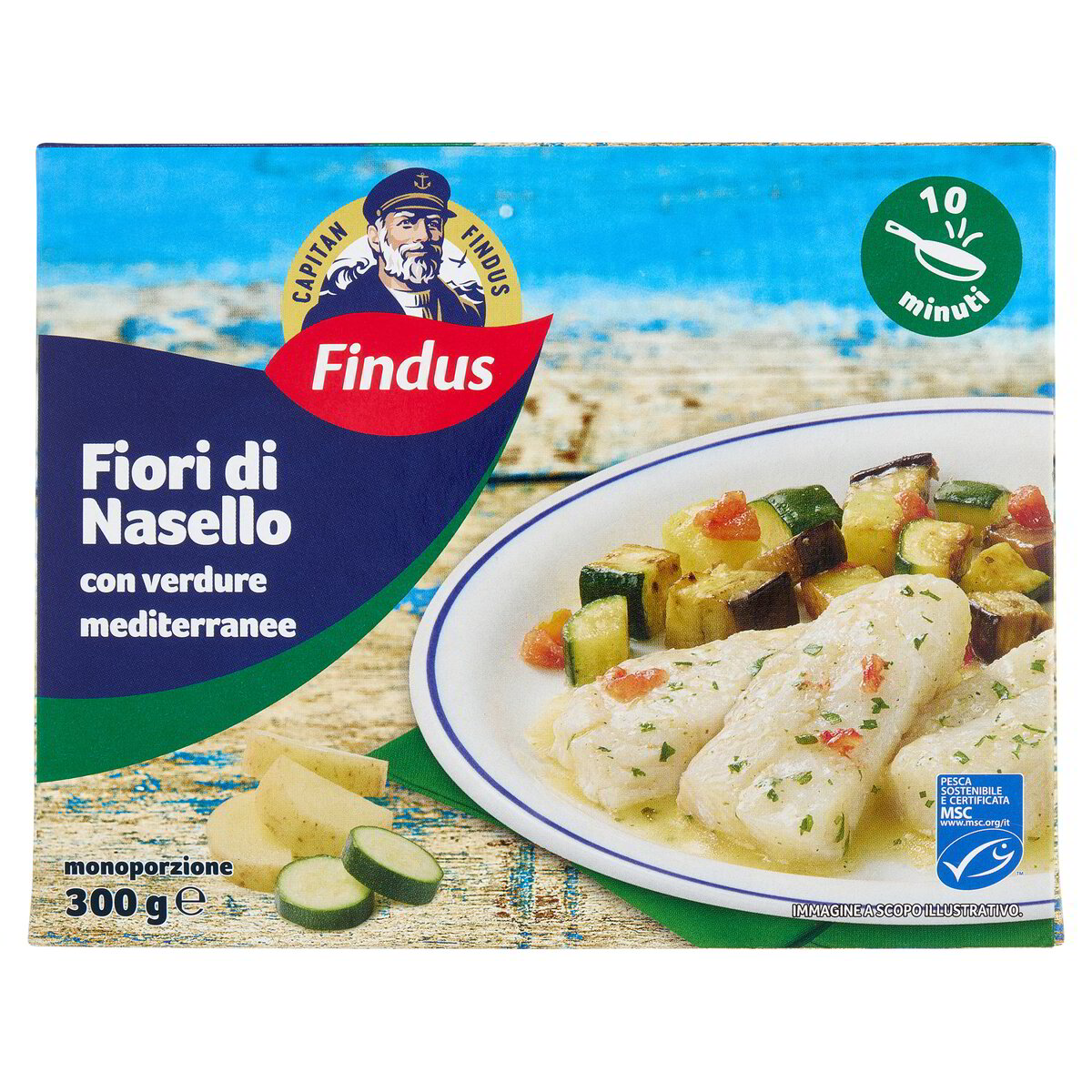 Findus Cod Capitan Findus Fiori Di Nasello con verdure mediterranee 300 g spesa ...